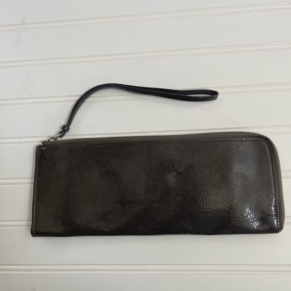 Aldo Envelope Wristlet Clutch Zipper Cardholder Purse 11 x 4.5 - Picture 2 of 8
